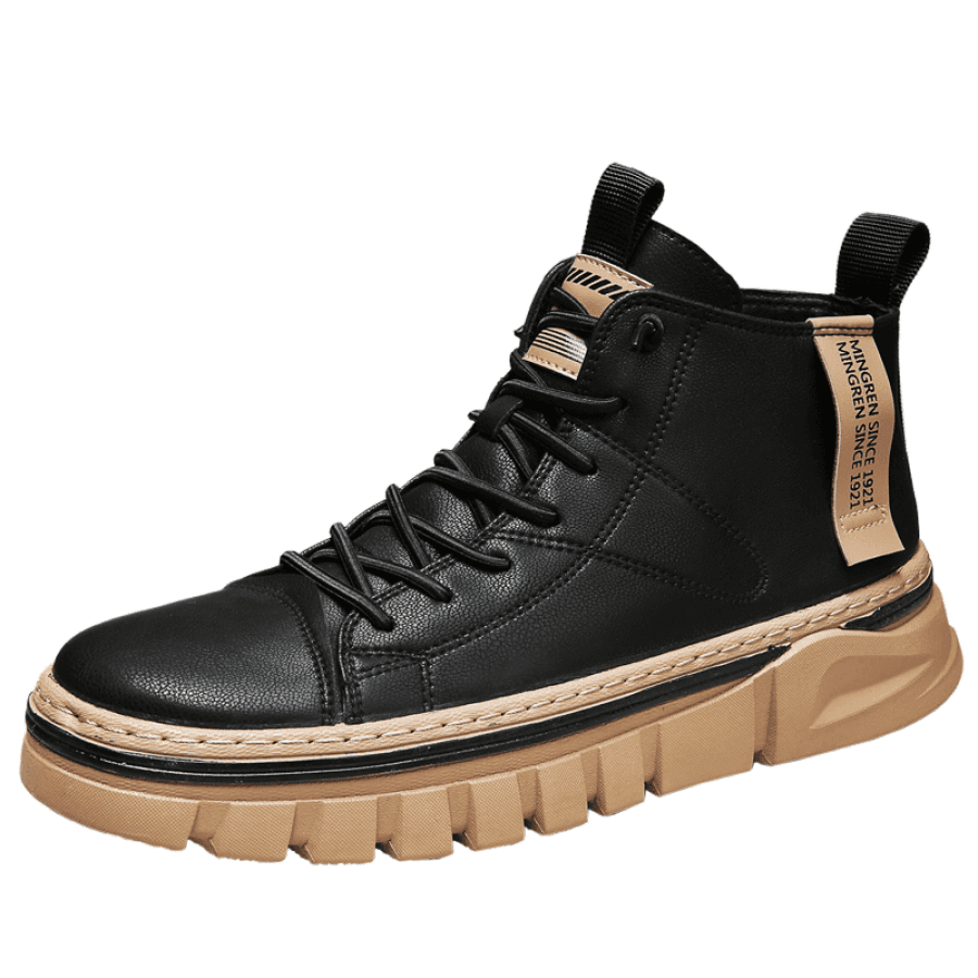 Bota Masculina Couro Moderna