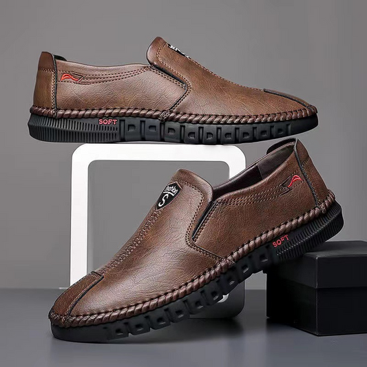 Mocassim Anatômico de Couro Comfort [COMPRE 1 E LEVE 2]